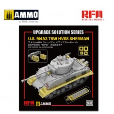 1/35 U.S. M4A3 76W HVSS SHERMAN FOR RYEFIELD RFM-5028/RFM-5042