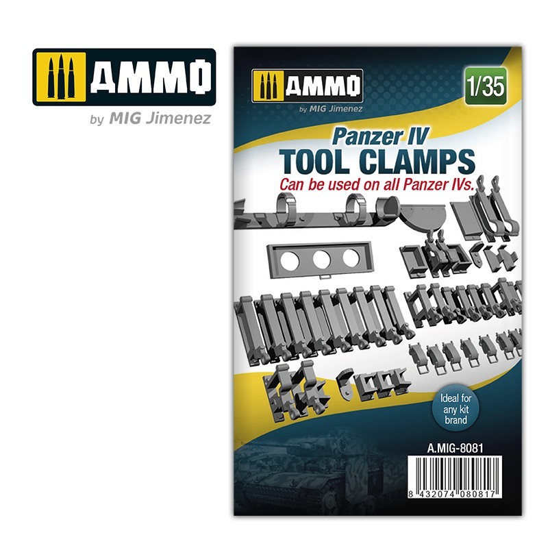 1/35 Panzer IV tool clamps