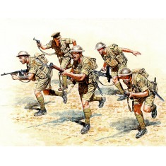 1/35 British Infantry in action, Northern Africa, WWII era