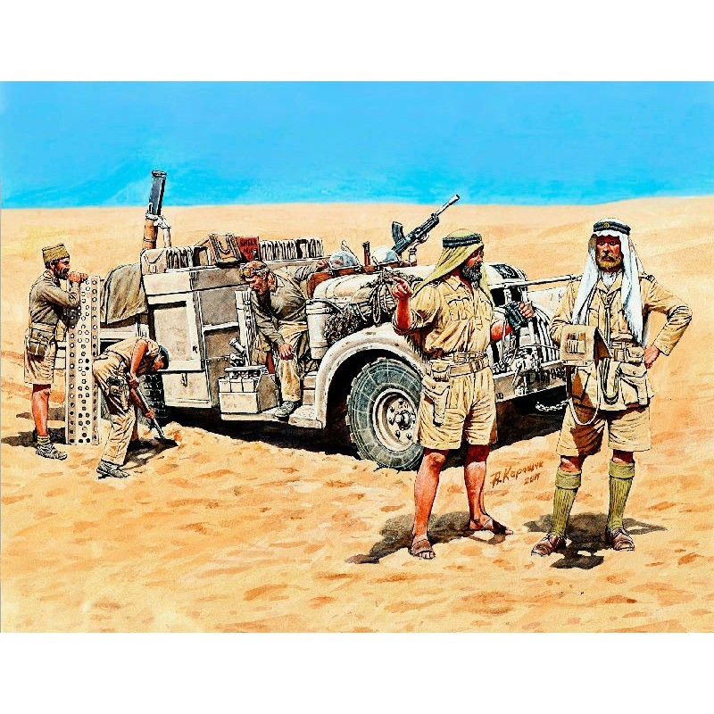 1/35 LRDG in North Africa, WWII era