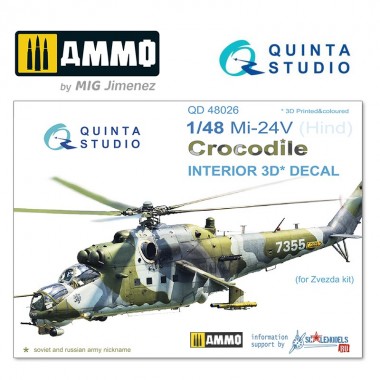 1/48 Mi-24V 3D-Printed &...