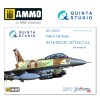 1/48 F-16I 3D-Printed & coloured Interior on decal paper (for Kinetic kit)