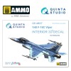 1/48 F-16C 3D-Printed & coloured Interior on decal paper (for Tamiya kit)