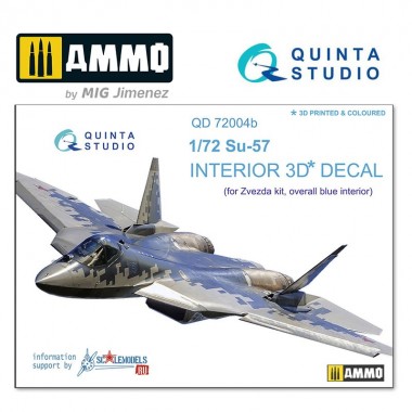 1/72 SU-57 3D-Printed &...