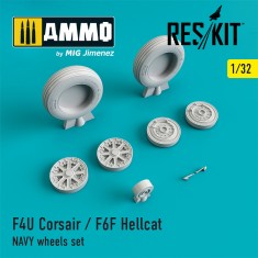 1/32 F4U Corsair / F6F Hellcat NAVY wheels set