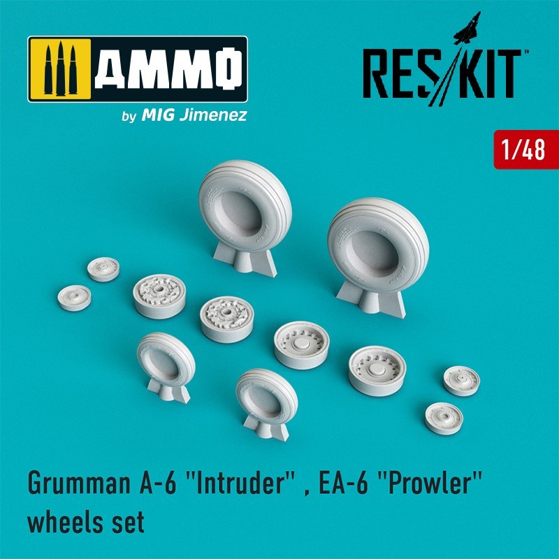 1/48 A-6 "Intruder" , EA-6 "Prowler" wheels set