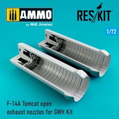 1/72 F-14A Tomcat open exhaust nozzles for GWH Kit