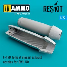 1/72 F-14D Tomcat closed exhaust nozzles for GWH Kit