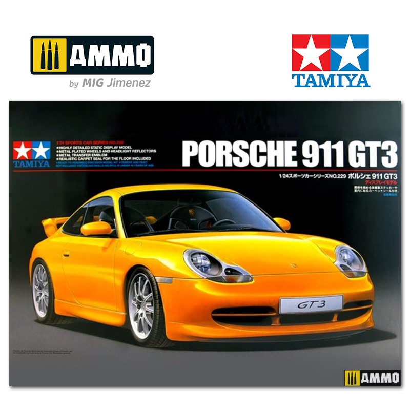 Tamiya Porsche 911 GT3 1/24 Plastic Model Kit 