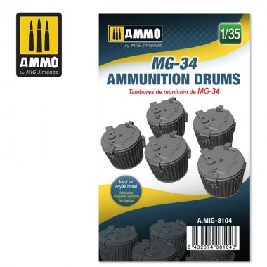 1/35 MG-34 Ammunition Drums