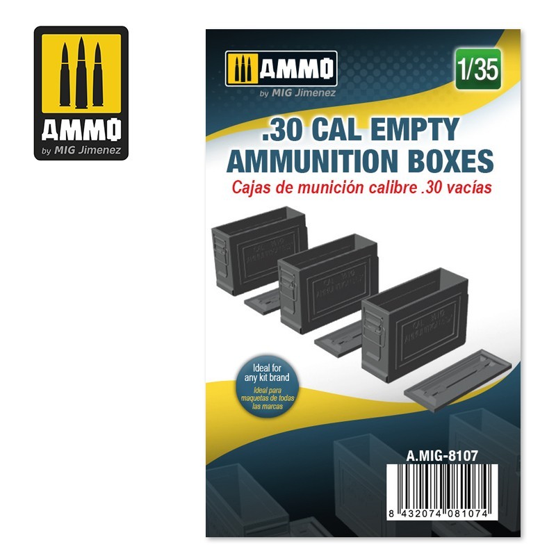 1/35 .30 CAL EMPTY AMMUNITION BOXES