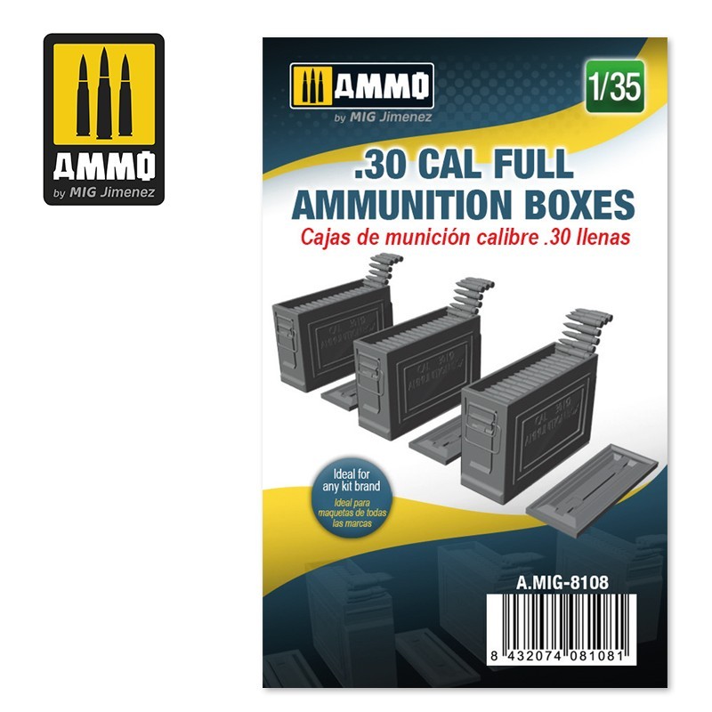 1/35 .30 CAL FULL AMMUNITION BOXES