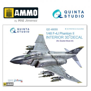 1/48 F-4J 3D-Printed &...