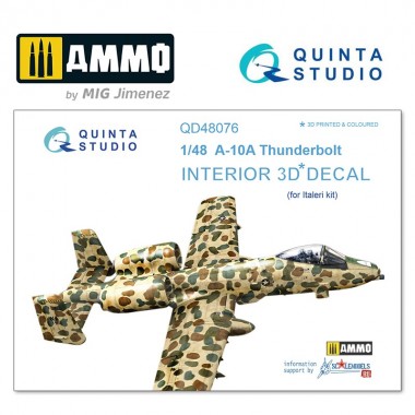 1/48 A-10A 3D-Printed &...