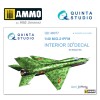 1/48 MiG-21PFM (emerald color panels) 3D-Printed & coloured Interior on decal paper (for Eduard kit)