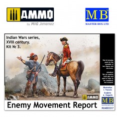 1/35 Enemy Movement Report. Indian Wars Series, XVIII century. Kit No. 3