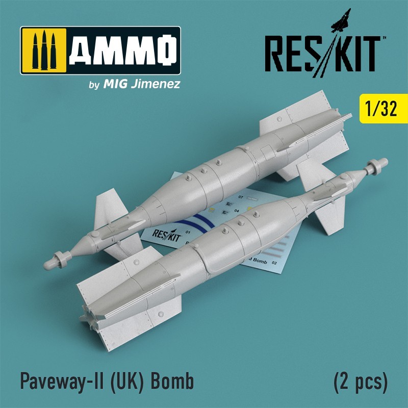 1/32 Paveway-II (UK) Bomb (2 pcs) (Tornado, Eurofighter)