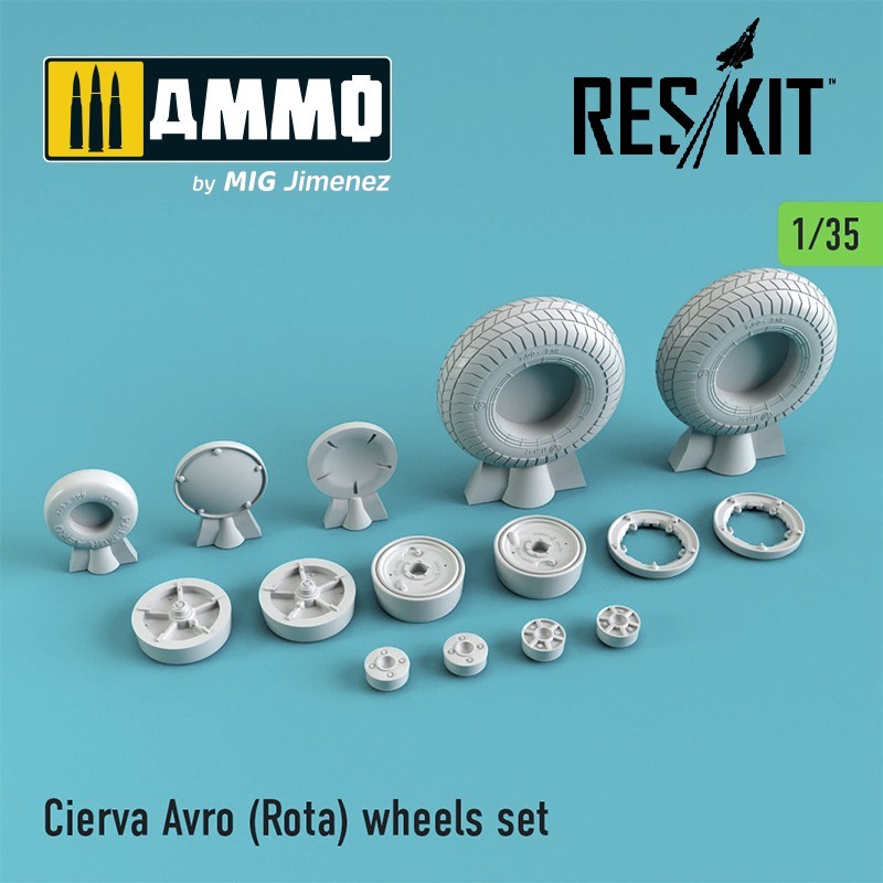 1/35 Cierva Avro (Rota) wheels set