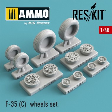 1/48 F-35 (C) Wheels Set