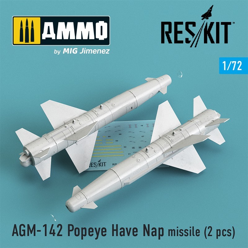 1/72 AGM-142 Popeye Have Nap missile (2 pcs) (F-4, F-15, F-16, F-111)