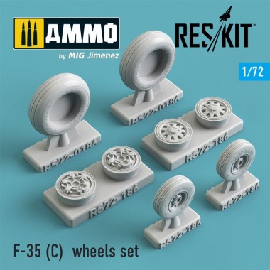 1/72 F-35 (C) Wheels Set
