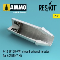 1/32 F-16 (F100-PW) closed exhaust nozzles for  ACADEMY  Kit