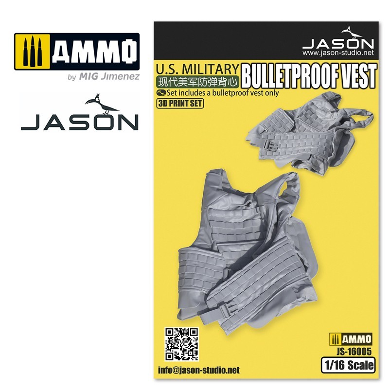 1/16 U.S. Military Bulletproof Vest 2