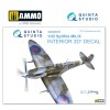1/32 Spitfire Mk.IX 3D-Printed & coloured Interior on decal paper (for Tamiya kit)