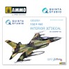 1/32 F-16C 3D-Printed & coloured Interior on decal paper (for Academy kit)