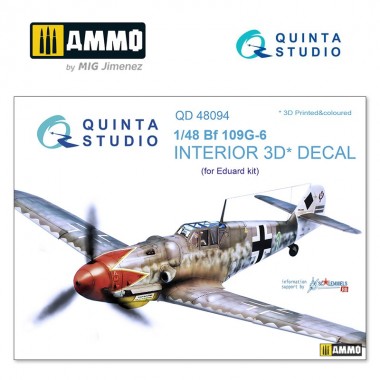 1/48 Bf 109G-6 3D-Printed &...