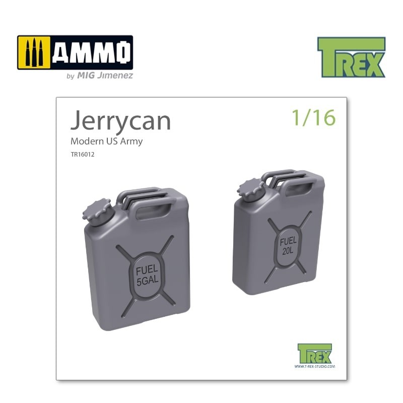 1/16 Modern US Army Jerrycan Set (2 Types) Resin Set