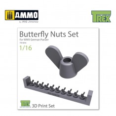1/16 Butterfly Nuts Set for WWII German Panzer