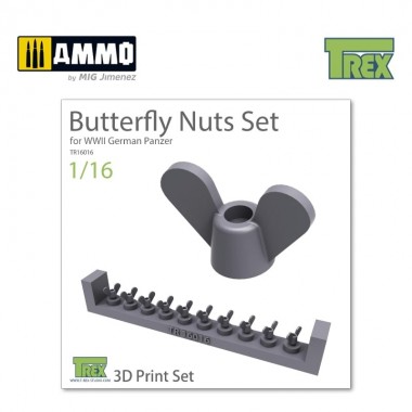 1/16 Butterfly Nuts Set for...