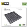 1/35 Clamps for German Panzer Set 1 Opened condition 3 types/size