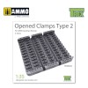 1/35 Opened Clamps for German Panzer (Type 2)