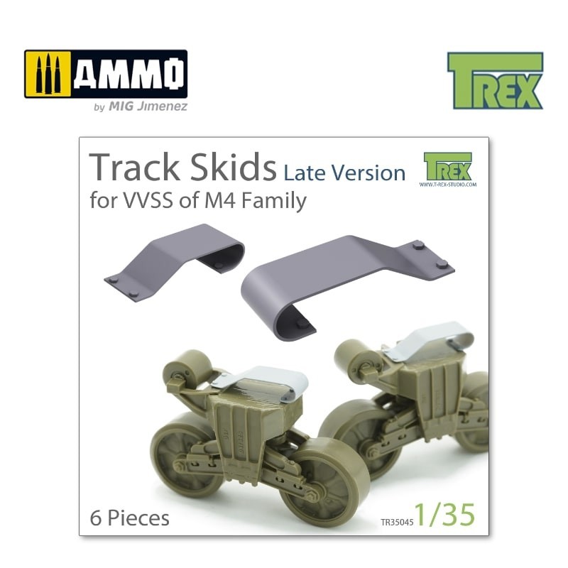 1/35 Track Skids Set for VVSS M4 Family (Late Version)