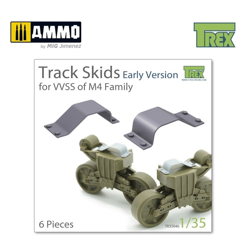 1/35 Track Skids Set for VVSS M4 Family (Early Version)