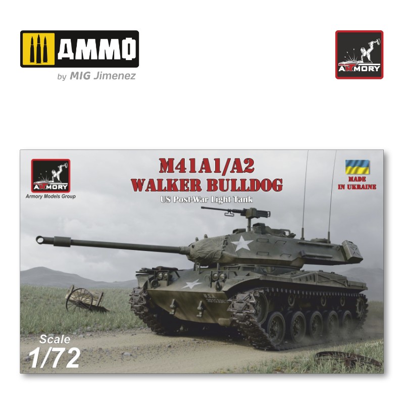 Char de Combat WW2 M41 Walker Bulldog 1/72 Militaire Eaglemoss Military OT8 