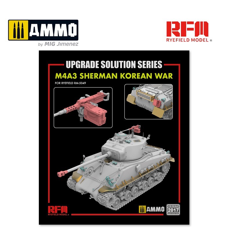 1/35 Upgrade Set for RFM5049 M4A3 76W HVSS Sherman 