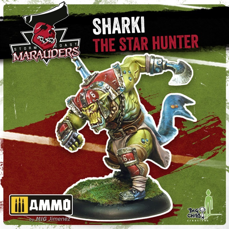 32mm Sharki the Star Hunter [Fantasy Football Series]