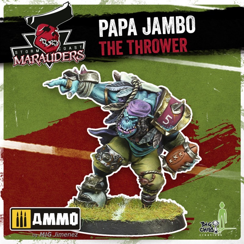 32mm Papa Jambo the Thrower [Fantasy Football Series]