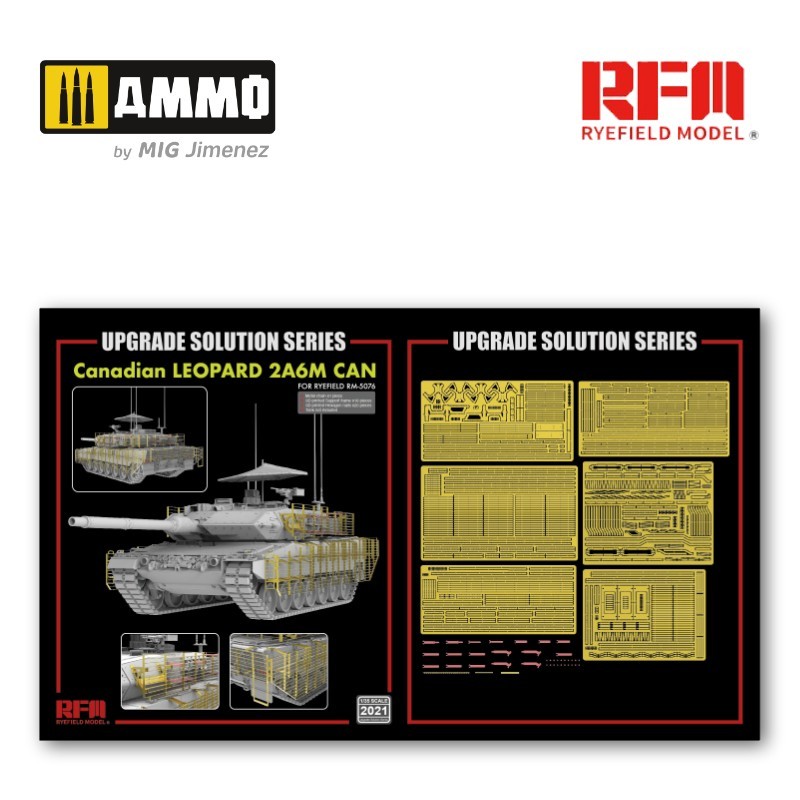 1/35 Upgrade set for 5076 Canadian Leopard 2A6M CAN