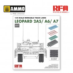 1/35 Workable track links for Leopard 2A5/A6/A7