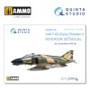 1/48 F-4D early 3D-Printed & coloured Interior on decal paper (for ZM SWS kit)