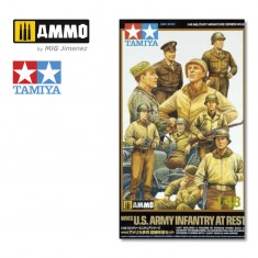 1/48 WWII U.S. Army Infantry At Rest