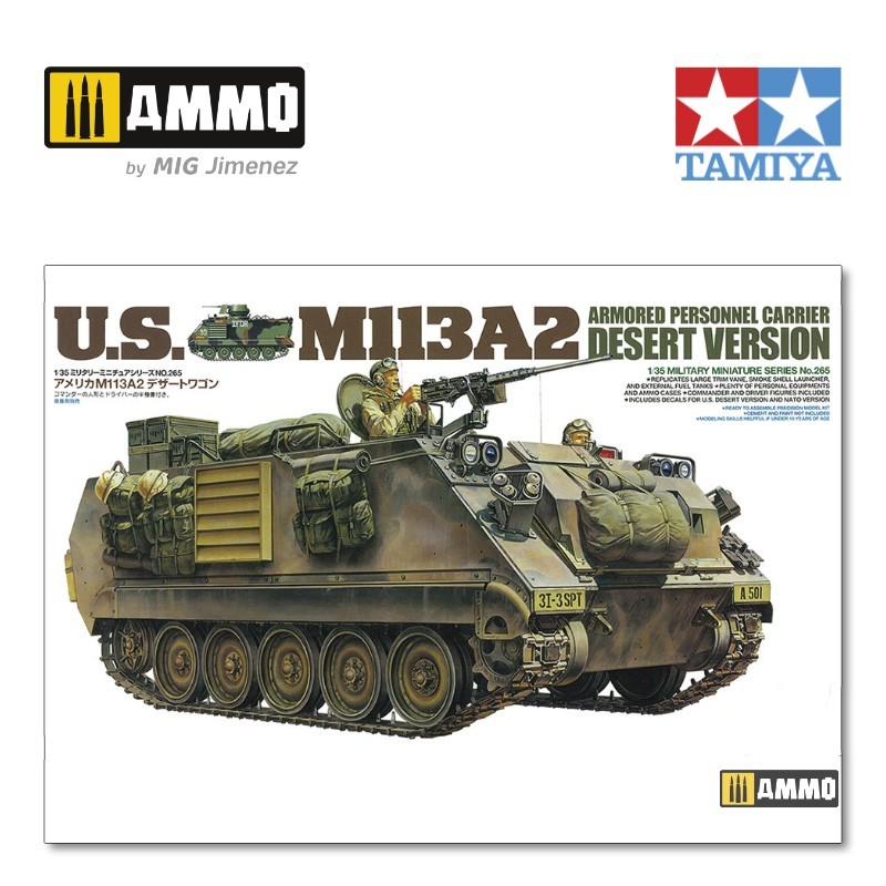 1/35 U.S. M113A2 Armored Personnel Carrier Desert Version