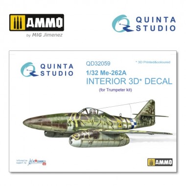 1/32 Me-262A 3D-Printed &...