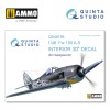 1/48 FW 190A-5  3D-Printed & coloured Interior on decal paper (for Hasegawa kit)