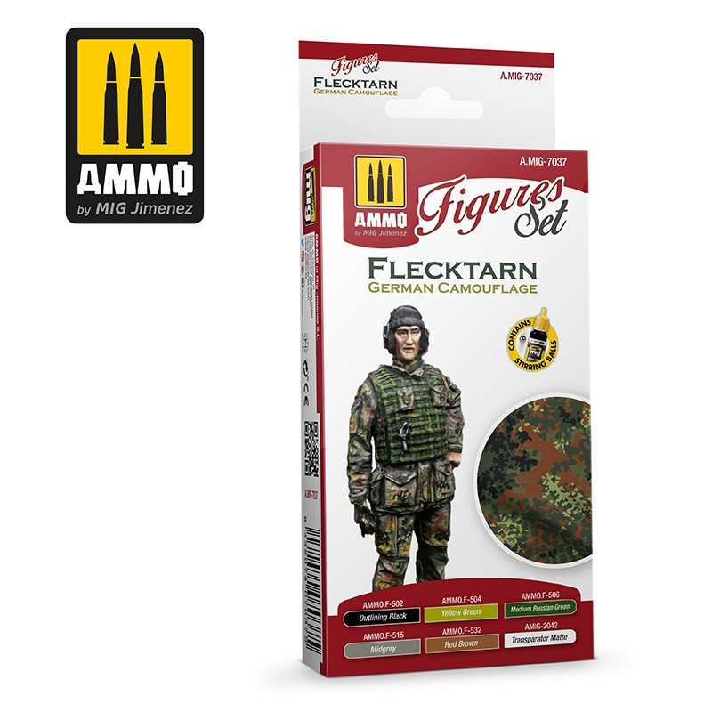 AK Interactive Air Series: Luftwaffe Camouflages Vol.2 Acrylic Paint Set (8  Colo