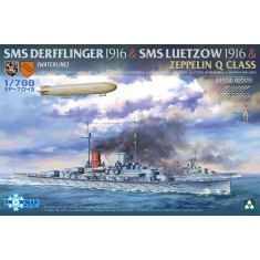 1/700 SMS Derfflinger 1916 & SMS Luetzow 1916  & Zeppelin Q Class (Limited Edition)